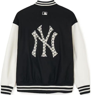 MLB SS24 ニューヨーク・ヤンキース ロゴ パッチ ベースボールジャケット ユニセックス ブラック. 3AJPV0541-50BKS Lookbook MLB SS24 ニューヨーク・ヤンキース ロゴ パッチ ベースボールジャケット ユニセックス ブラック. 3AJPV0541-50BKS