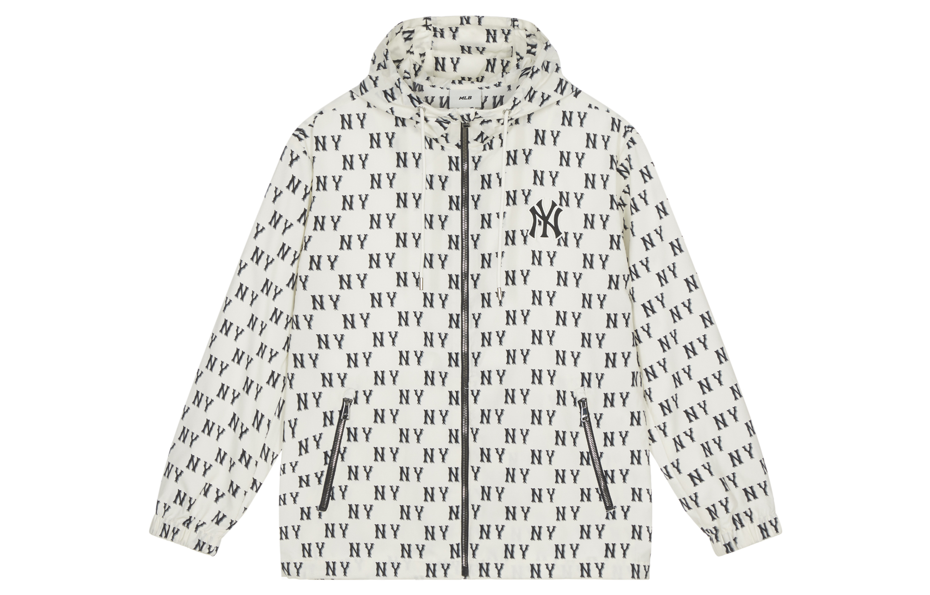 MLB SS24 New York Yankees Monogram Hoodie Jacket Unisex White Spring/Fall 3AWJM0143-50CRS 圖 2