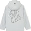 Lookbook MLB SS24 Sudadera Chaqueta Capucha Zip Yankees Logo Reflectante Unisex Gris Claro 3AWJB0341-50GRL