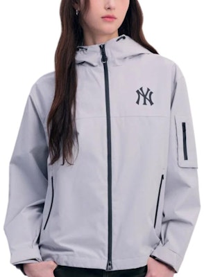 MLB SS24 Sudadera Chaqueta Capucha Zip Yankees Logo Reflectante Unisex Gris Claro 3AWJB0341-50GRL Shop MLB SS24 Sudadera Chaqueta Capucha Zip Yankees Logo Reflectante Unisex Gris Claro 3AWJB0341-50GRL