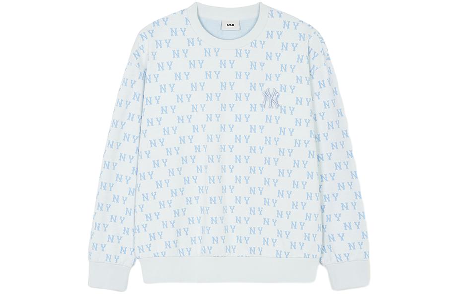 MLB SS24 New York Yankees Retro All-Over Print Pullover Sweatshirt Cream Unisex 3AMTM0241-50CRS 圖 2