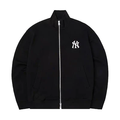 MLB SS24 New York Yankees Retro Monogram Stand Collar Jacket Unisex Black 3ATRM0441-50BKS
