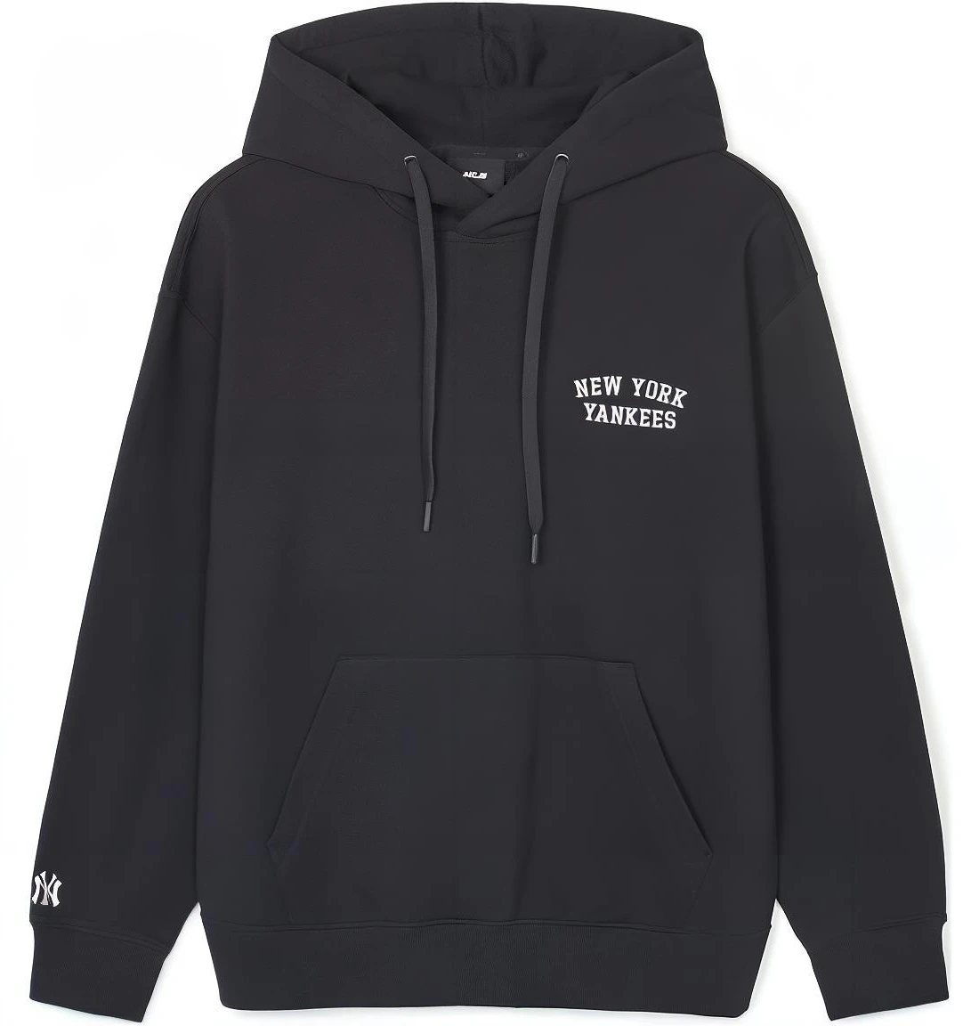 mlb-ss-24-new-york-yankees-small-logo-embroidered-hoodie-unisex-black-3-ahdb-1141-50-bks