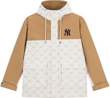 MLB SS24 Yankees Monogram Outdoor Workwear Hoodie Jacket Cream Unisex. 3AWJM0241-50CRS MLB SS24 Yankees Monogram Outdoor Workwear Hoodie Jacket Cream Unisex. 3AWJM0241-50CRS
