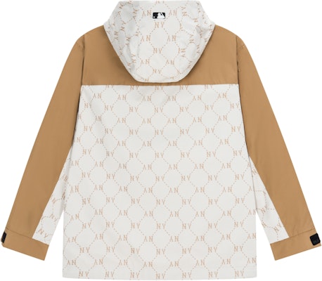 MLB SS24 ヤンキース モノグラム アウトドア ワークウェア フーディージャケット クリーム ユニセックス 3AWJM0241-50CRS Lookbook MLB SS24 ヤンキース モノグラム アウトドア ワークウェア フーディージャケット クリーム ユニセックス 3AWJM0241-50CRS