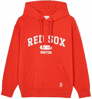 MLB Street Style Boston Red Sox Hoodie Embroidered Logo Unisex Red Pullover 3AHDV0141-43RDS MLB Street Style Boston Red Sox Hoodie Embroidered Logo Unisex Red Pullover 3AHDV0141-43RDS