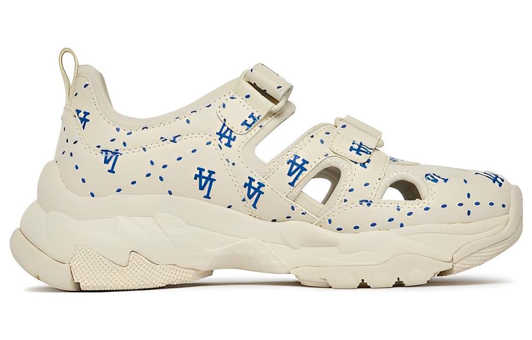 MLB Street Style Logo Sports Sandal 'Beige Blue' 圖 2