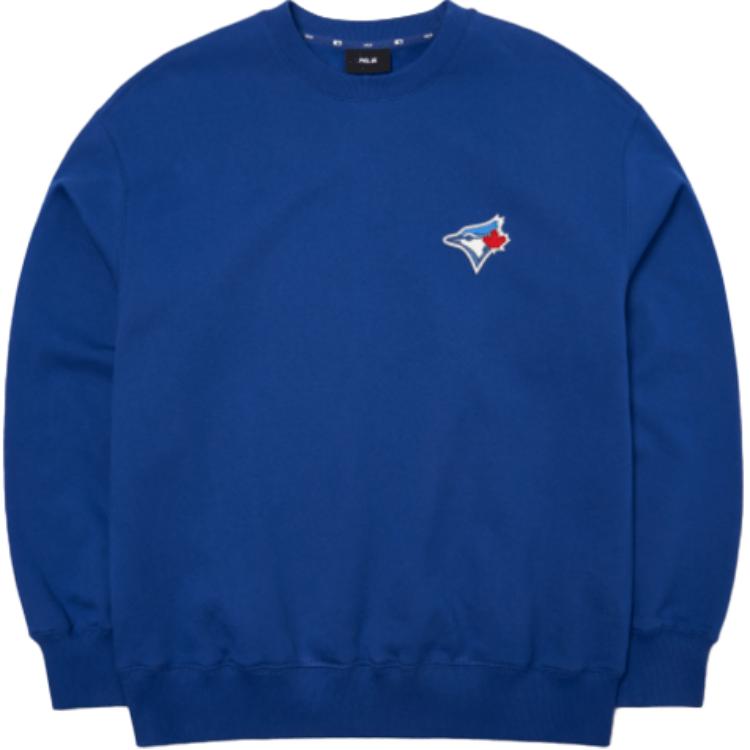 MLB Toronto Blue Jays Logo Basic Crewneck Sweatshirt Unisex Blue 3AMTW0216-54BLS