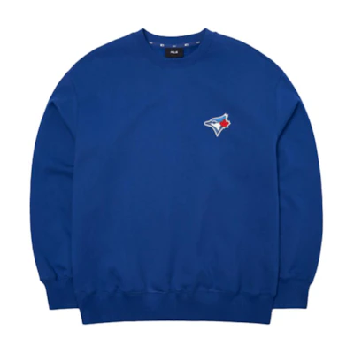 MLB Toronto Blue Jays Logo Basic Crewneck Sweatshirt Unisex Blue 3AMTW0216-54BLS