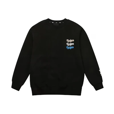 MLB Triple Logo Casual Sport Sweatshirt Unisex Black 31MT14111-07L