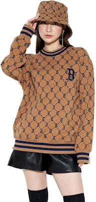 MLB 男女復古圖案印花圓領長袖上衣 Sweatshirt 3AMTM0724 Cheap MLB 男女復古圖案印花圓領長袖上衣 Sweatshirt 3AMTM0724