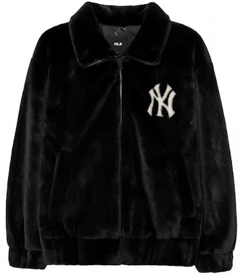 MLB Unisex Black Solid Letter Print Zip Collar Slim Fit Long Sleeve Jacket 3AFDV0236-50BKS Buy MLB Unisex Black Solid Letter Print Zip Collar Slim Fit Long Sleeve Jacket 3AFDV0236-50BKS