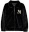 Buy MLB Unisex Black Solid Letter Print Zip Collar Slim Fit Long Sleeve Jacket 3AFDV0236-50BKS