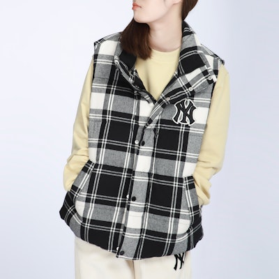 MLB Unisex Rompi Puff Kotak-Kotak untuk Olahraga 3ADVP0116-50CRS Shop MLB Unisex Rompi Puff Kotak-Kotak untuk Olahraga 3ADVP0116-50CRS