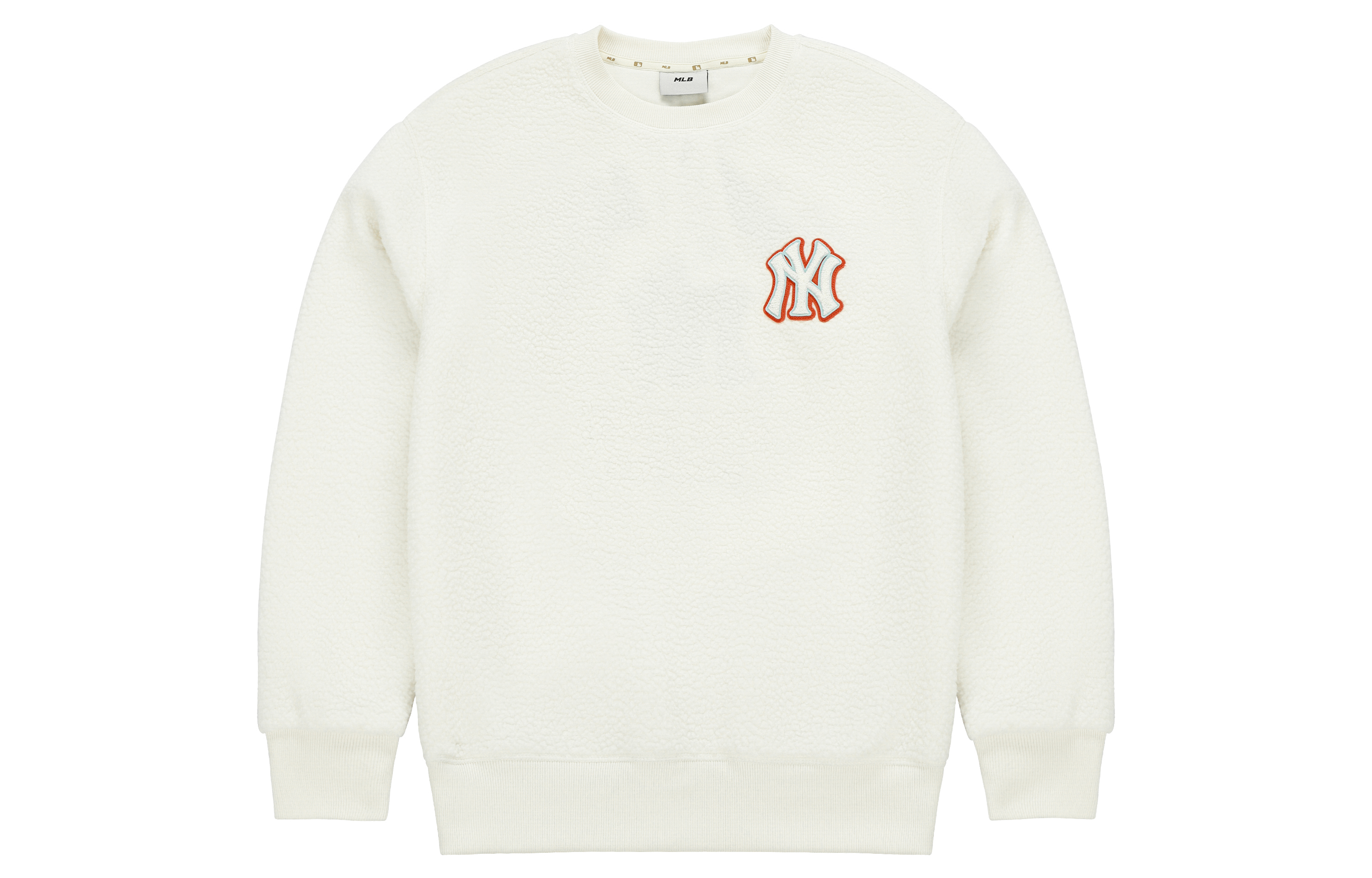 MLB Unisex Cream Fleece Lined Crewneck Sweatshirt 3AMTF5316-50CRS 圖 3