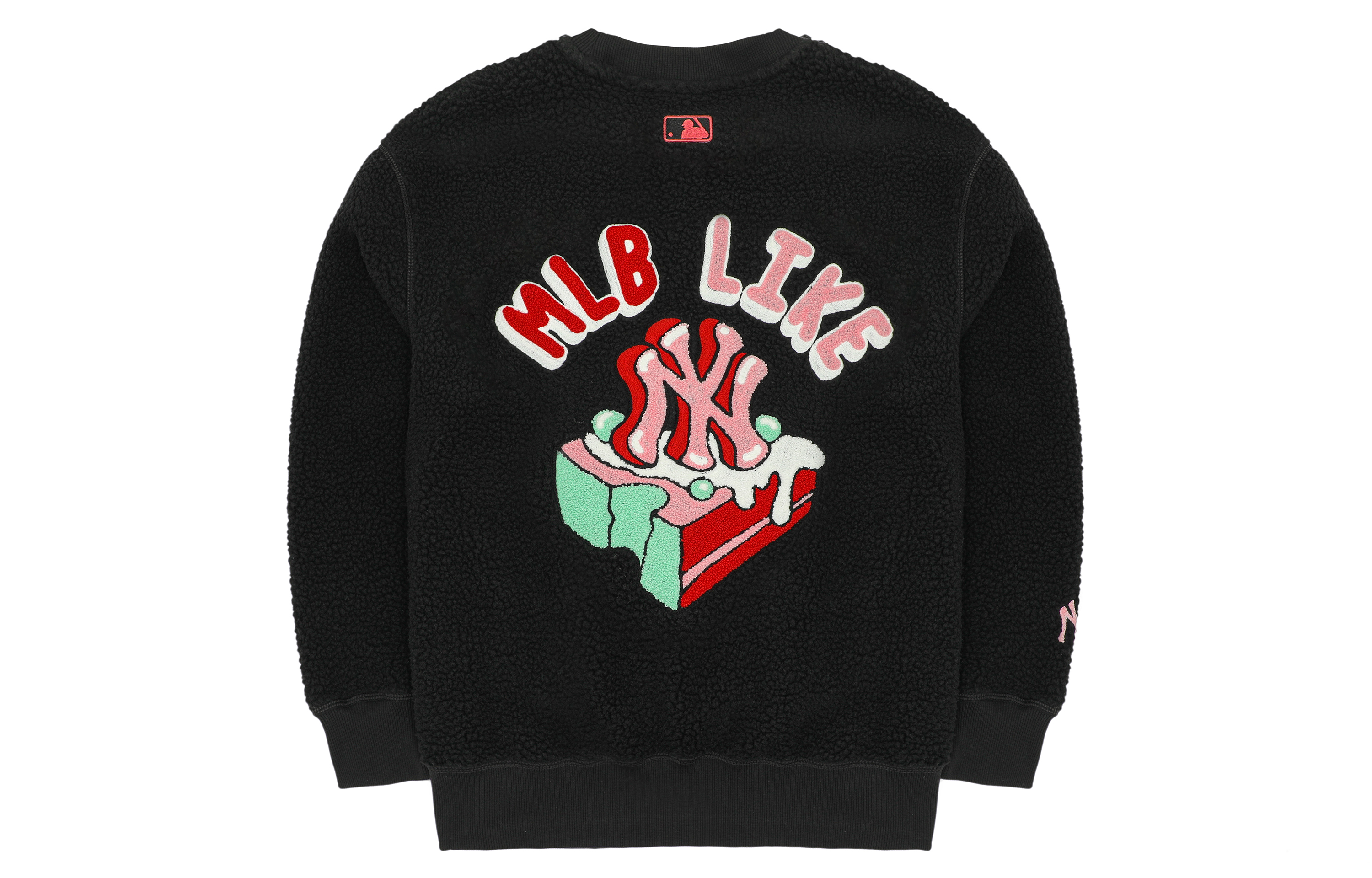 MLB Unisex Fleece Crewneck Sweatshirt Black 3AMTL0326-50BKS