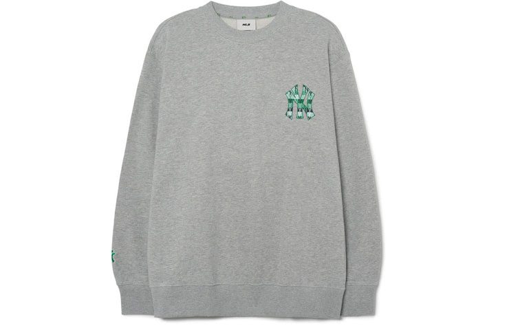 MLB Unisex Gray Casual Sports Long-Sleeve Sweatshirt 3AMTM0731-50MGS