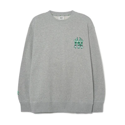 MLB Unisex Gray Casual Sports Long-Sleeve Sweatshirt 3AMTM0731-50MGS