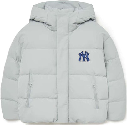 MLB 유니섹스 로고 후드 패딩 자켓 그레이 3ADJV0236-50GRS Order MLB 유니섹스 로고 후드 패딩 자켓 그레이 3ADJV0236-50GRS