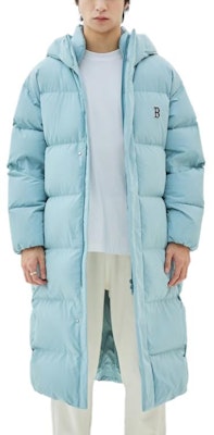 MLB 男女連帽長款拉鍊羽絨外套 藍色 3ADJB1336-43MTM Purchase MLB 男女連帽長款拉鍊羽絨外套 藍色 3ADJB1336-43MTM