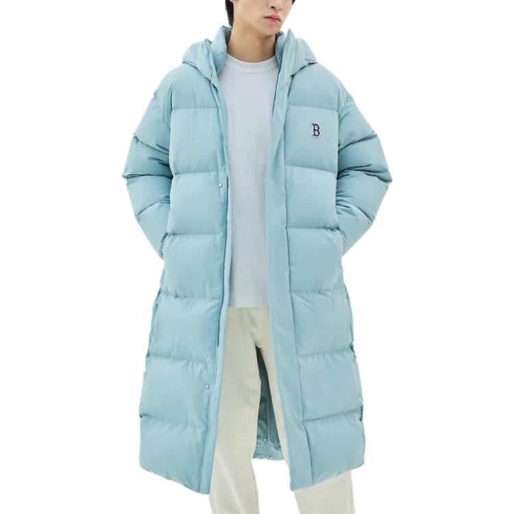 Details for MLB 男女连帽拉链加厚外套 蓝色 3ADJB1336-43MTM