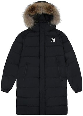 MLB 男女長版羽絨外套 帶毛帽 黑色 31DJZ3061-50L Buy MLB 男女長版羽絨外套 帶毛帽 黑色 31DJZ3061-50L