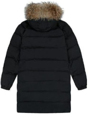 MLB 男女長版羽絨外套 帶毛帽 黑色 31DJZ3061-50L Lookbook MLB 男女長版羽絨外套 帶毛帽 黑色 31DJZ3061-50L