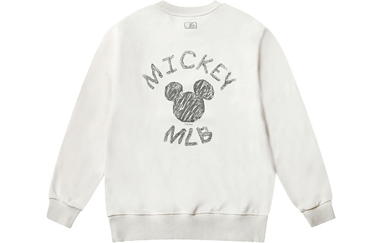 MLB Unisex Long Sleeve Sweatshirt Ivory White 31MTK1041-50I
