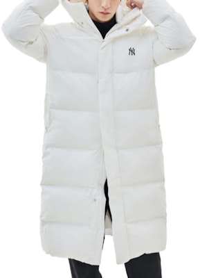 MLB 유니섹스 매트 화이트 후드 롱슬리브 미드롱 다운 자켓 3ADJB1836-50CRS Sizing MLB 유니섹스 매트 화이트 후드 롱슬리브 미드롱 다운 자켓 3ADJB1836-50CRS