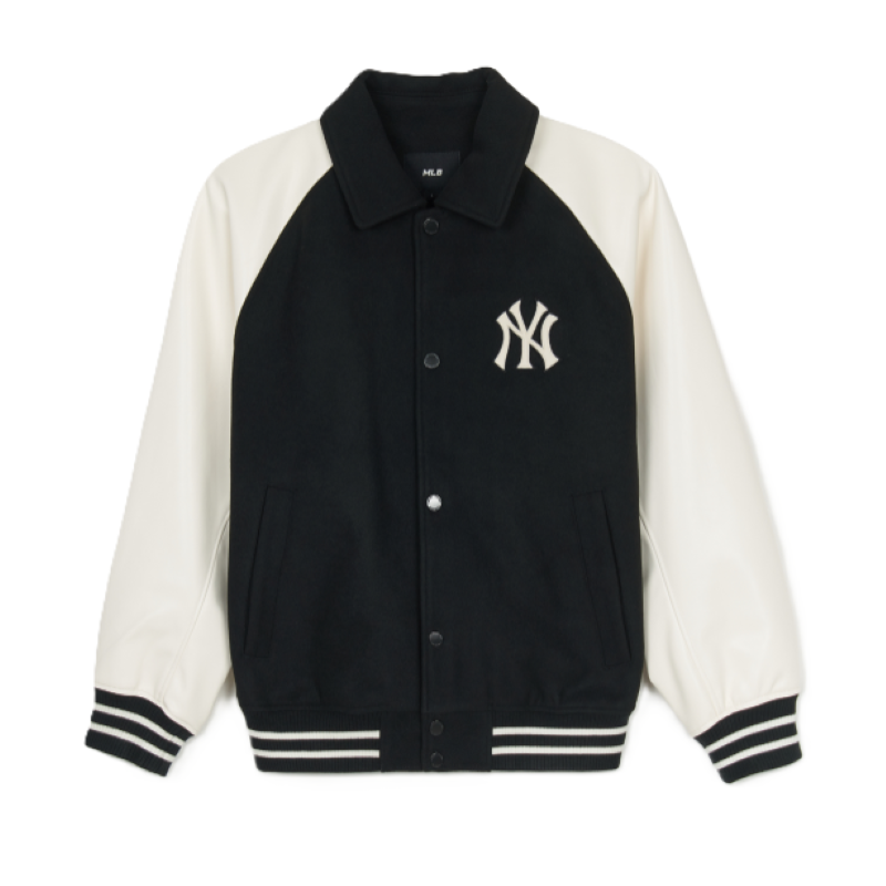 MLB Unisex Soft Breathable Sweat-Wicking Jacket - Black 3AJPM1146-50BKS