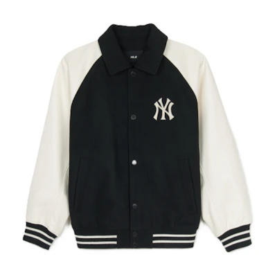 MLB Unisex Soft Breathable Sweat-Wicking Jacket - Black 3AJPM1146-50BKS