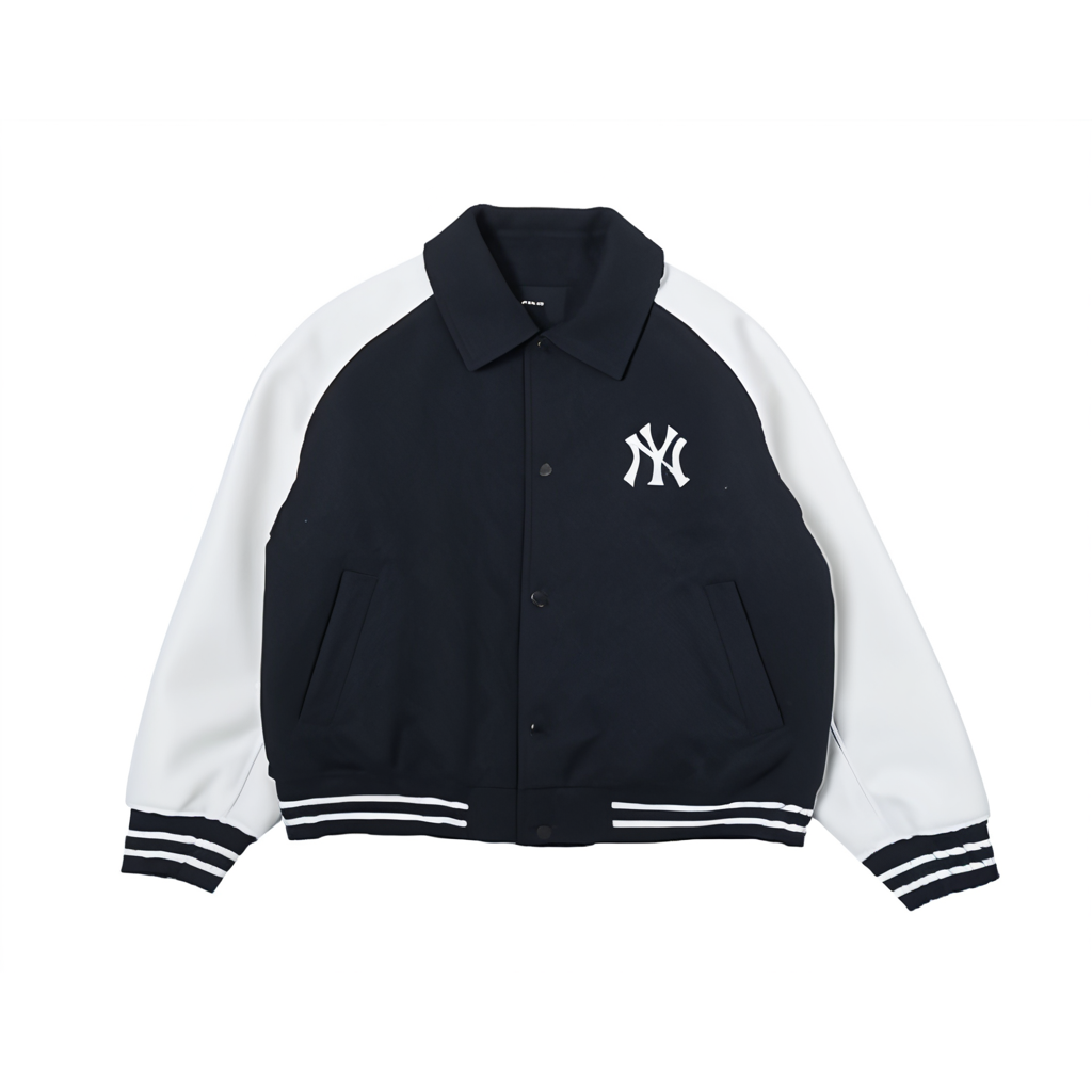 Lookbook MLB Unisex Soft Breathable Sweat-Wicking Jacket - Black 3AJPM1146-50BKS