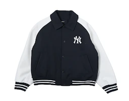 Lookbook MLB Unisex Soft Breathable Sweat-Wicking Jacket - Black 3AJPM1146-50BKS