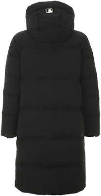 MLB 男女通用洋基刺绣宽松长款羽绒大衣 黑色 31DJ02961-50L Lookbook MLB 男女通用洋基刺绣宽松长款羽绒大衣 黑色 31DJ02961-50L