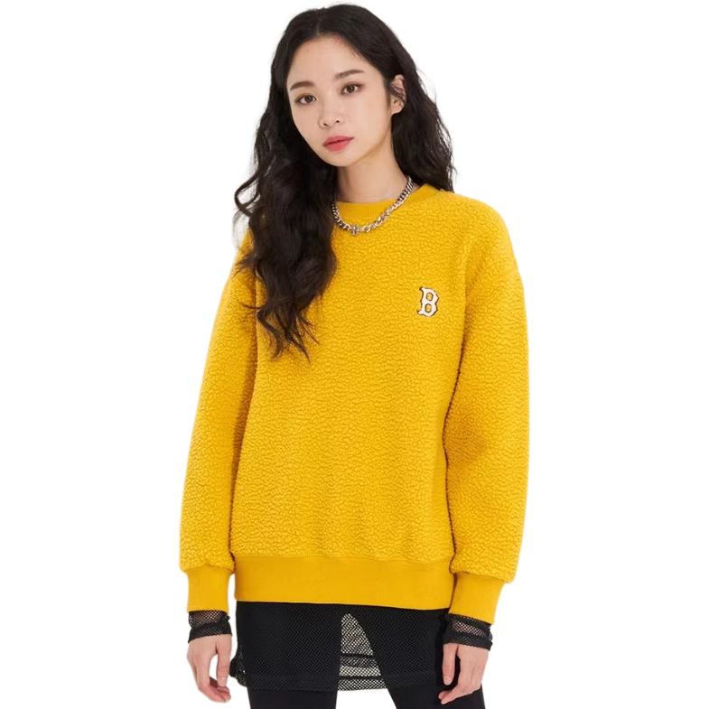 MLB Unisex Yellow Crewneck Sweatshirt with Embroidered Bear Design 3AMTEC816-1 圖 5