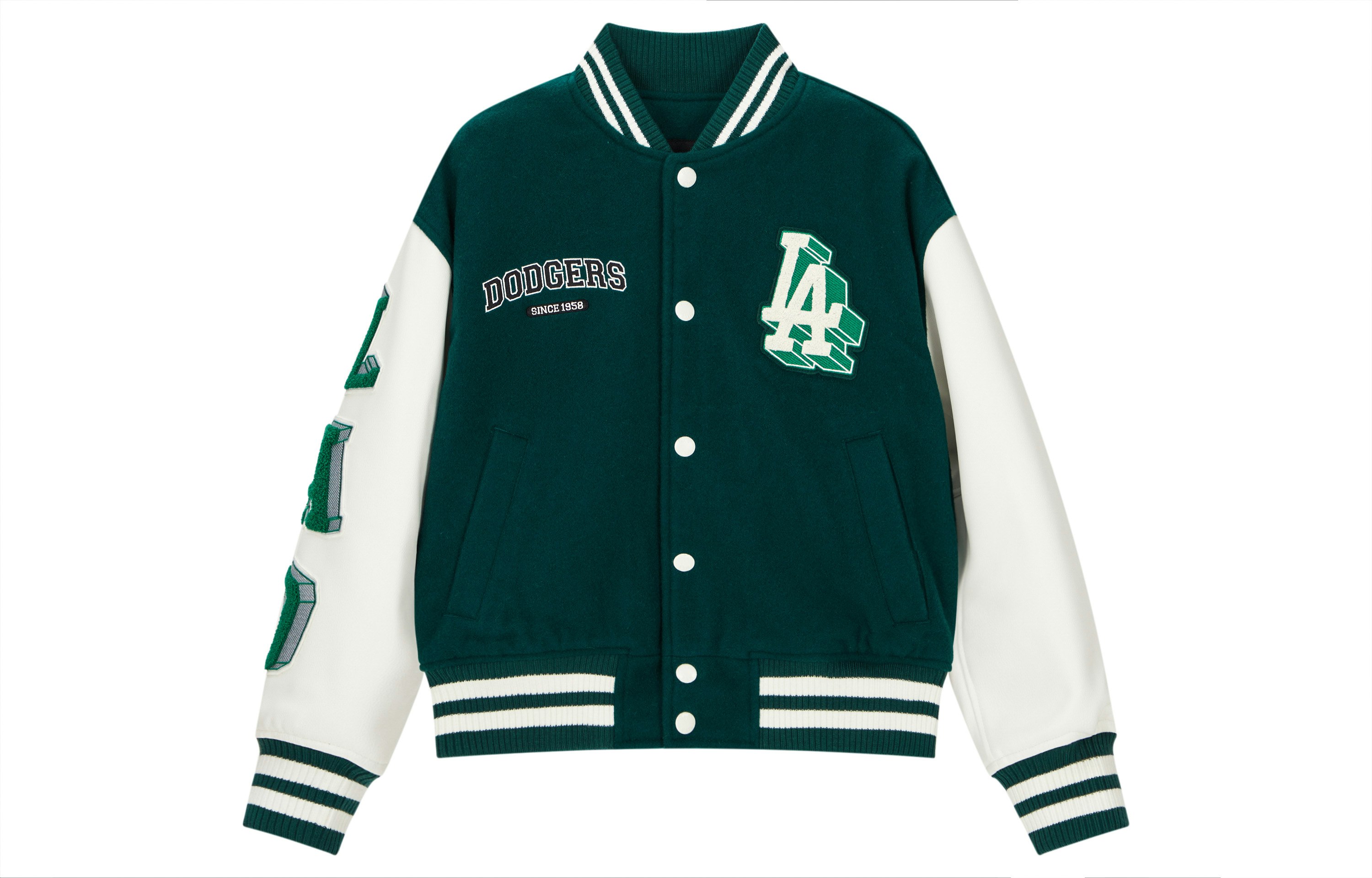 mlb-varsity-la-dodgers-green-baseball-jacket-unisex-fw-23-3-ajpv-0234-07-gnd