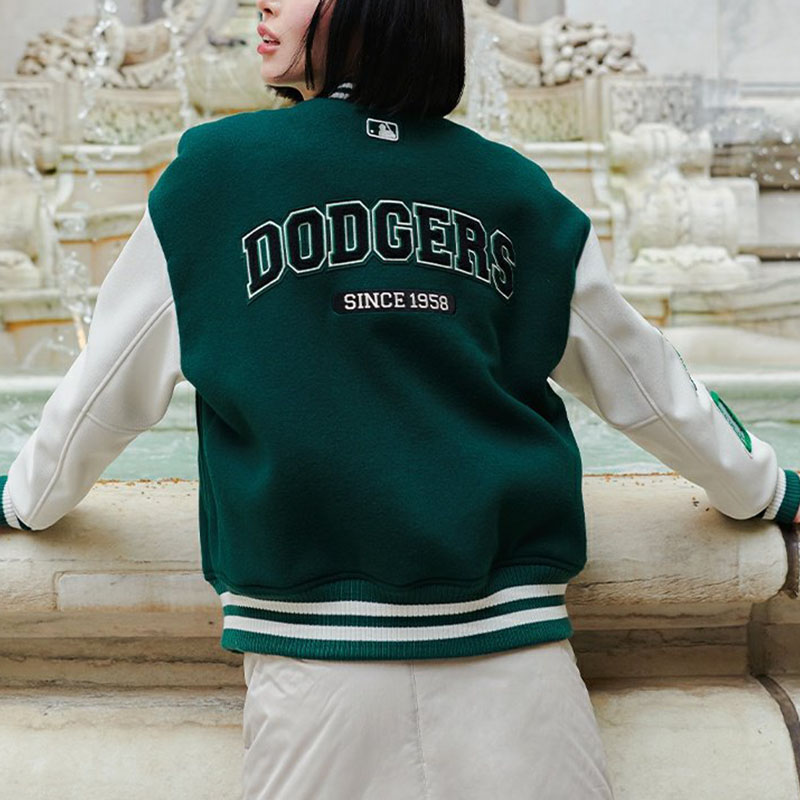 Purchase Chaqueta Varsity MLB LA Dodgers Verde Unisex FW23 Béisbol. 3AJPV0234-07GND