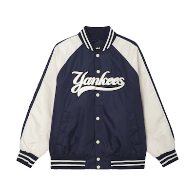 MLB Varsity New York Yankees Outdoor Casual Jacket Unisex Navy Blue. 3AJPV0244-50NYS