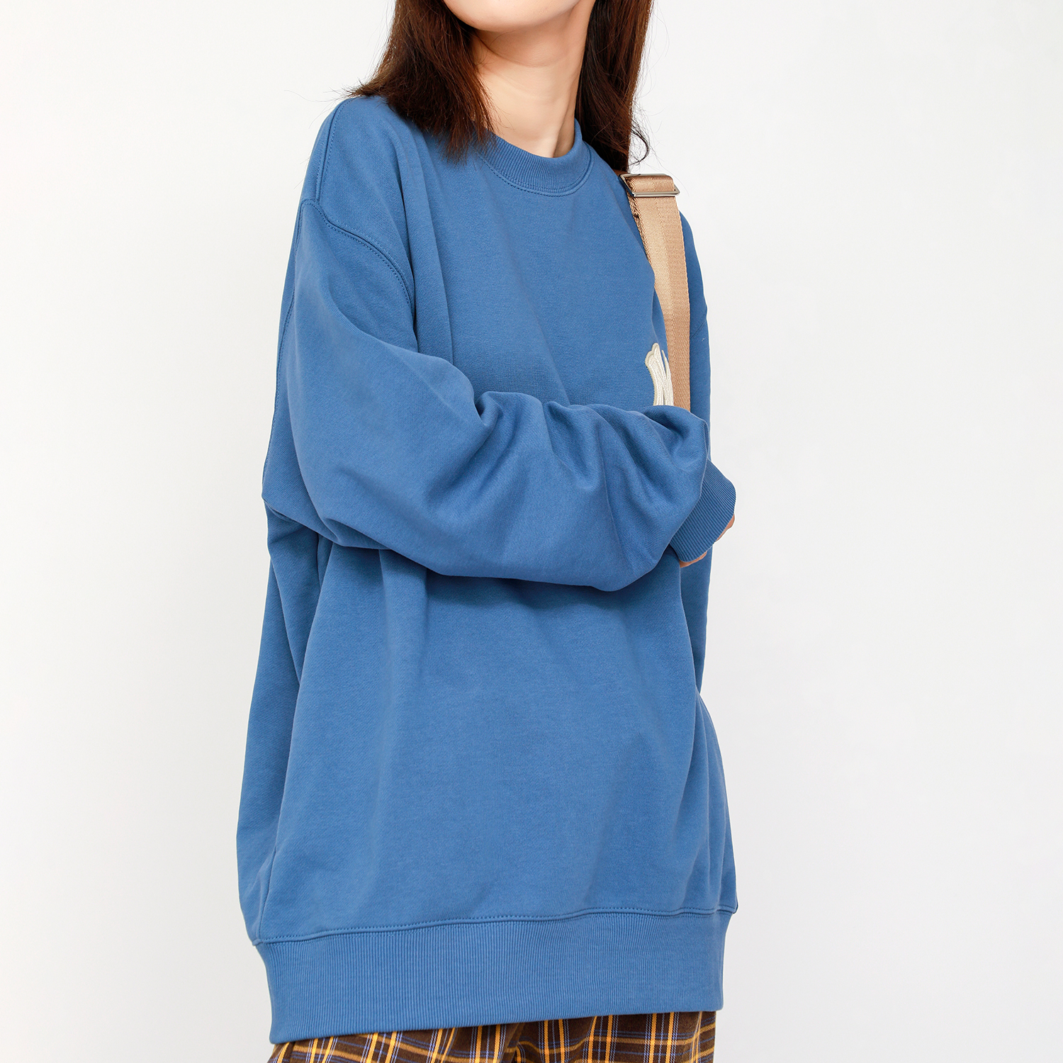 MLB Vintage Blue Crewneck Sweatshirt with Graphic Print - Unisex 3AMTM0114-50BLD 圖 4