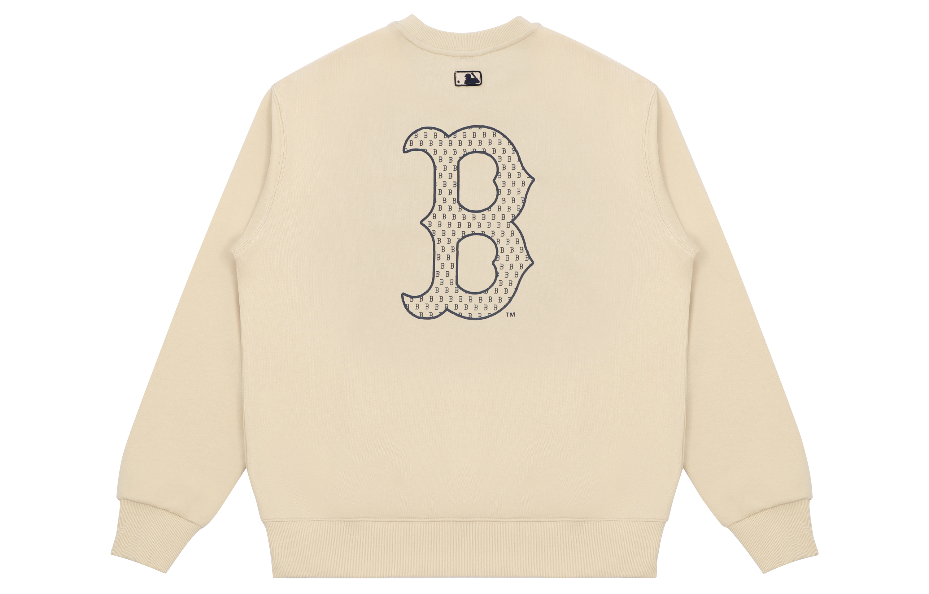 MLB Vintage Boston Red Sox Beige Crewneck Sweatshirt Unisex 3AMTM0114-43BGS
