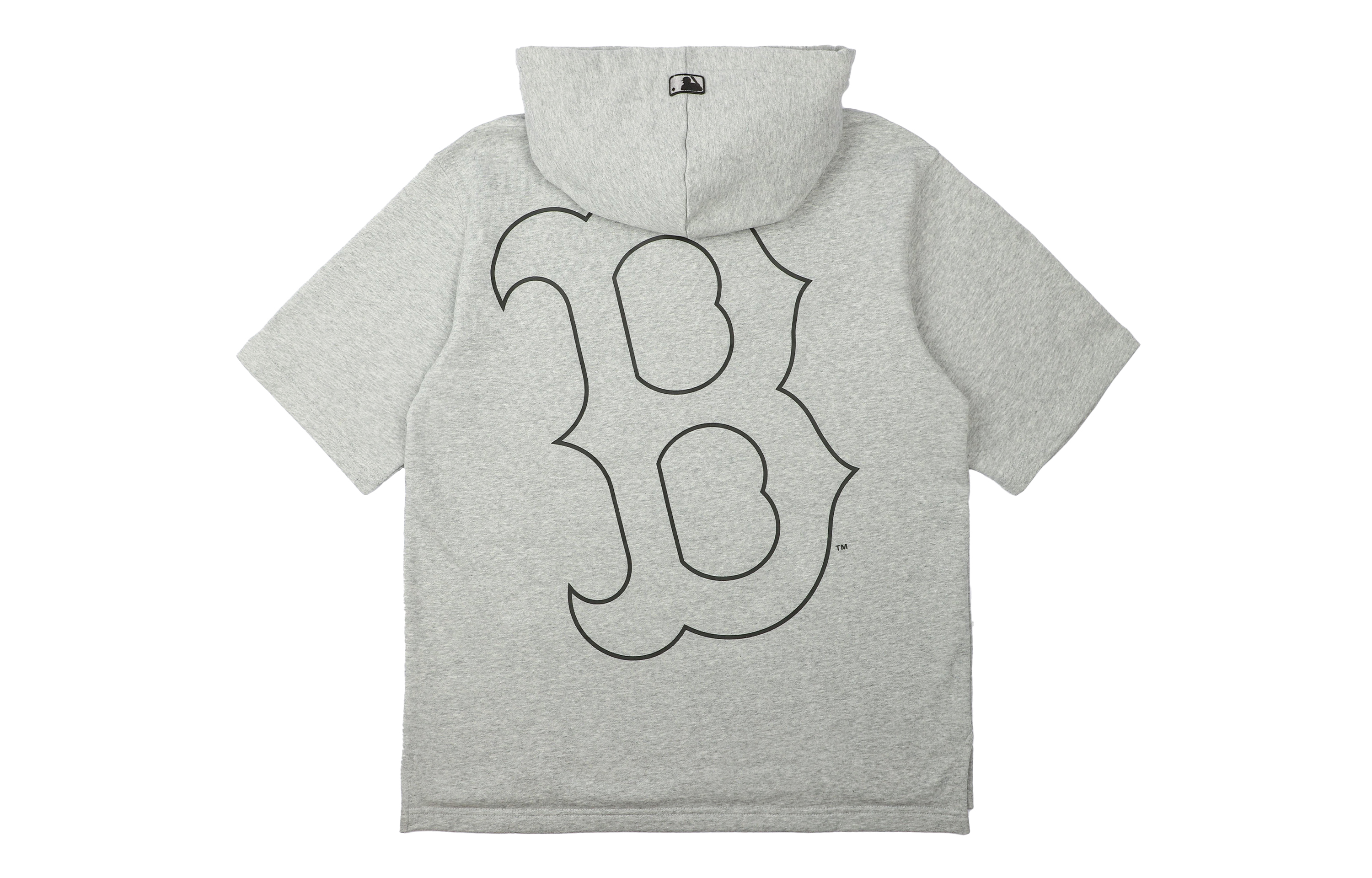 MLB Vintage Letter Print Oversized Sweatshirt Unisex - Gray 31HD52131-43M