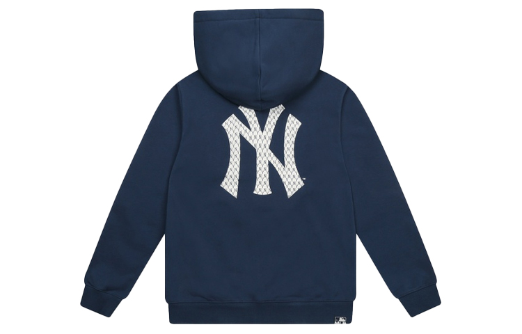 MLB Vintage Logo New York Yankees Navy Blue Hoodie Unisex Retro Style 31TRM3111-50N