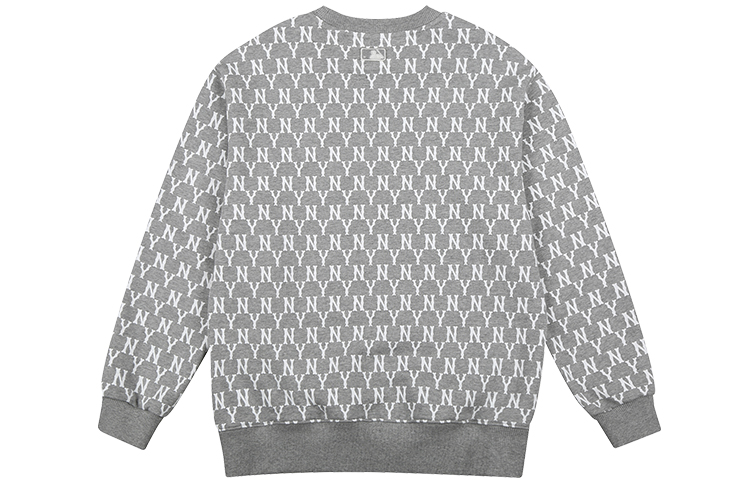 Lookbook MLB 빈티지 로고 뉴욕 양키스 후드티 유니섹스 그레이 31MTM1111-50M