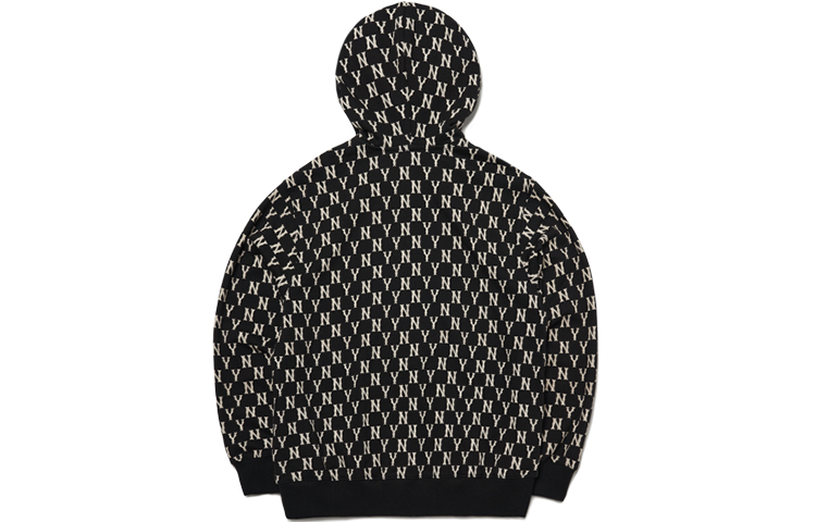 MLB Vintage Monogram New York Yankees Full-Zip Hoodie Black Unisex. 3ATRM0121-50BKS 圖 3