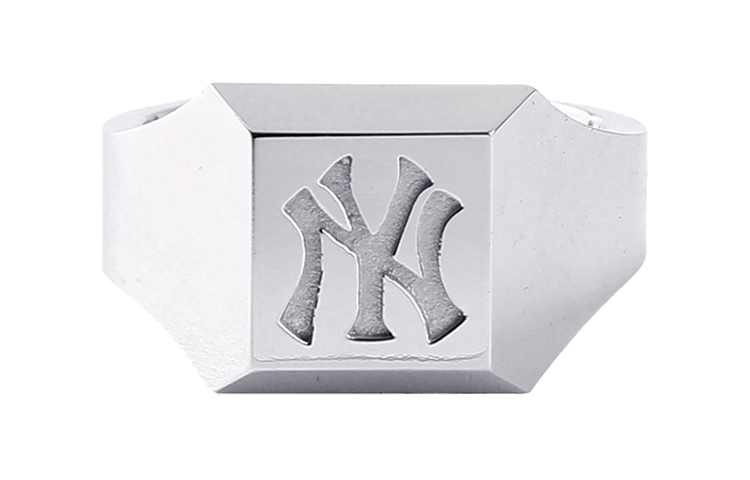 Order MLB White Letter Engraved Open Ring Unisex Couple Style 32JD01111