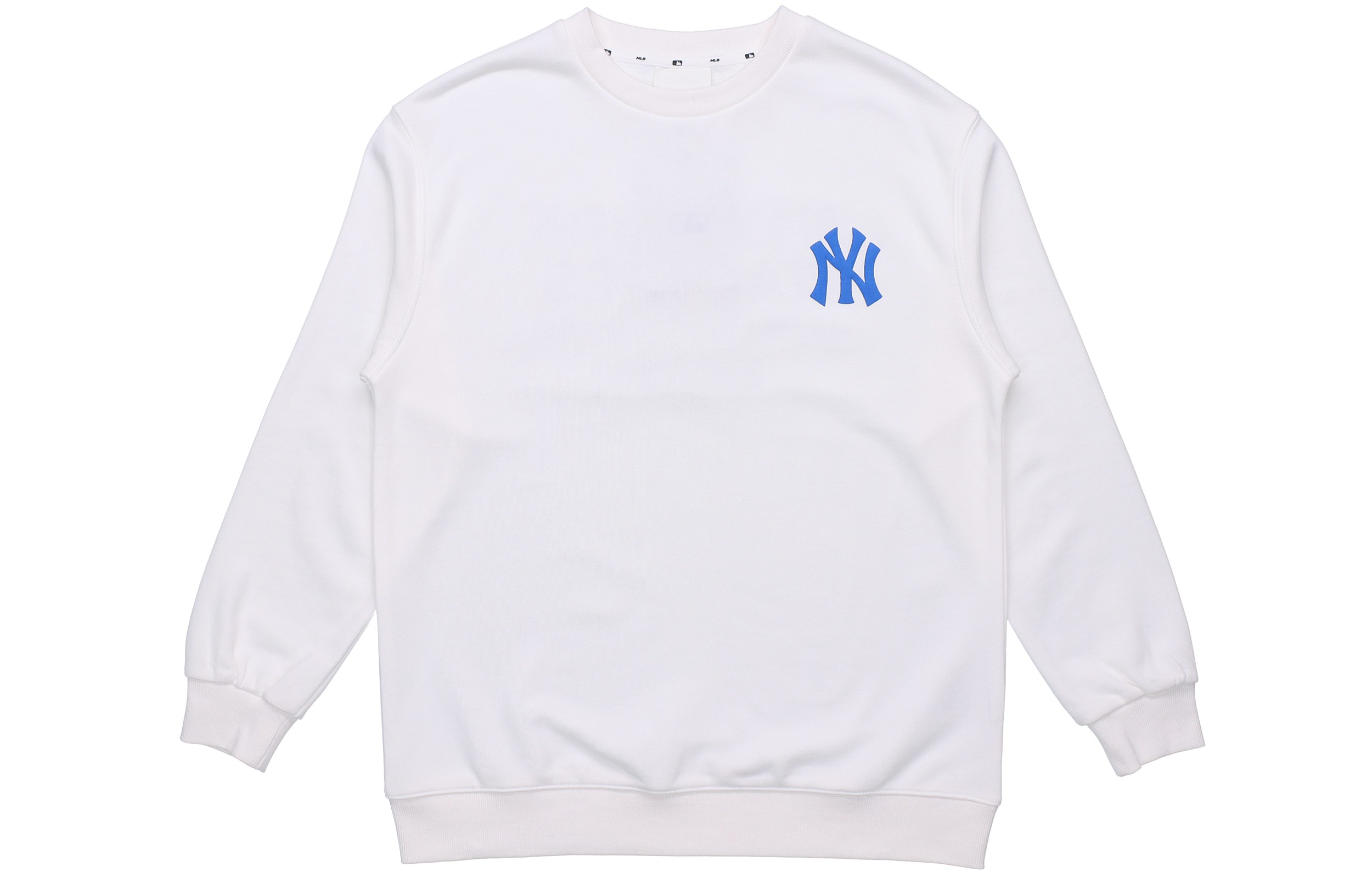 MLB White Logo Printed Loose Fit Long Sleeve Sweatshirt Unisex Casual Style 31MT21011-50I 圖 3