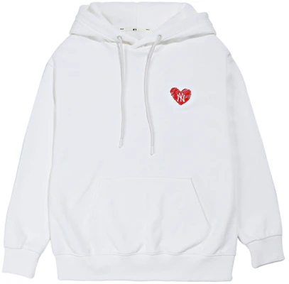 MLB Putih Unisex Sweatshirt Bordir Hati 31HDL1111-50I Order MLB Putih Unisex Sweatshirt Bordir Hati 31HDL1111-50I