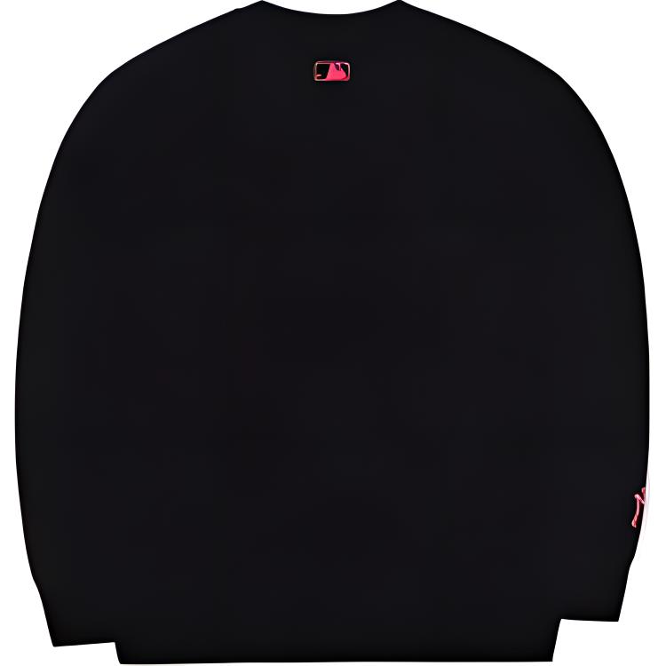 MLB Wrinkled Bear Series Unisex Black Crewneck Sweatshirt Casual Fitness Wear 3AMTEC624-1-BLACK 圖 3