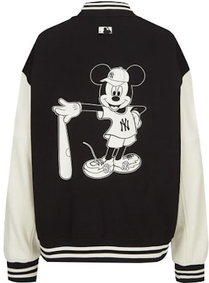 MLB x Disney Jaket Besbol Hitam Uniseks Kolaborasi. 31JPK2011-50L Order MLB x Disney Jaket Besbol Hitam Uniseks Kolaborasi. 31JPK2011-50L