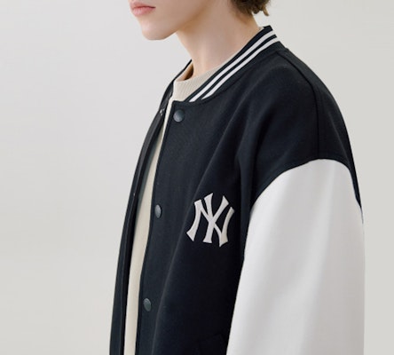 MLB x Disney Jaket Besbol Hitam Uniseks Kolaborasi. 31JPK2011-50L Details for MLB x Disney Jaket Besbol Hitam Uniseks Kolaborasi. 31JPK2011-50L